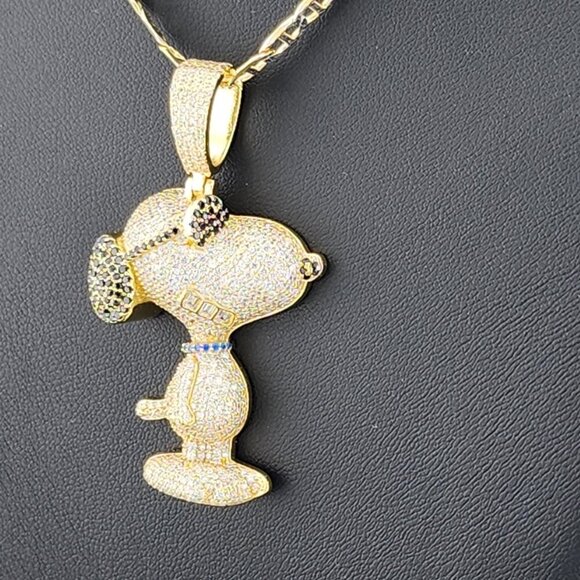 Sterling Silver 925 Snoopy Pendant Necklace – Classic Peanuts Character Jewelry - Picture 9 of 9